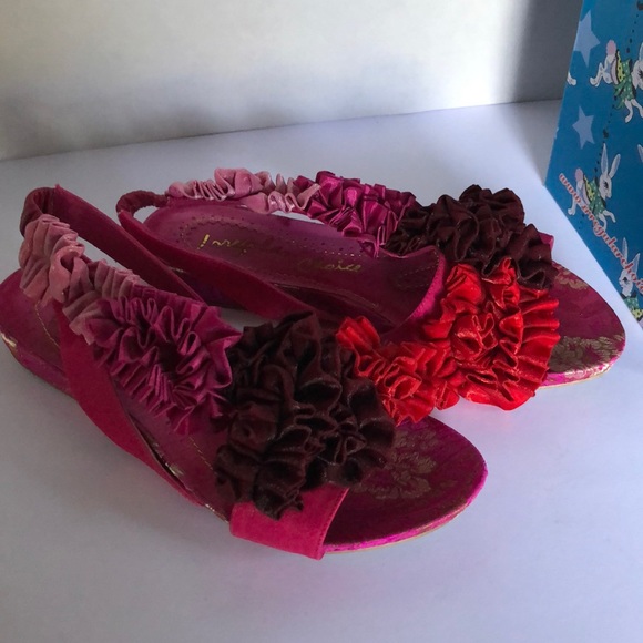 Irregular Choice Ruched Ribbon Flats - Picture 3 of 8
